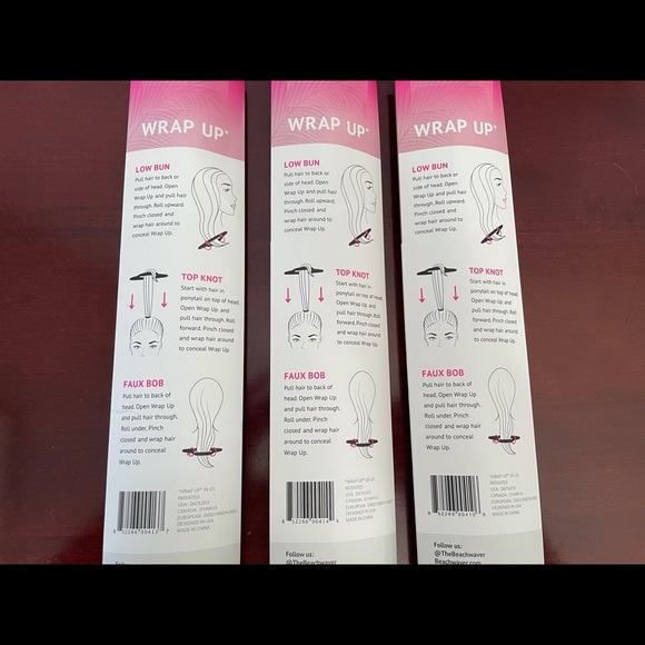 New! Set of Three - Beachwaver Easy Hair Rolling - Picture 2 of 2